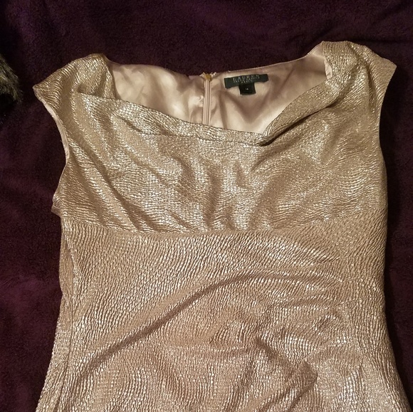 Stunning Gold metallic dress - Picture 1 of 7
